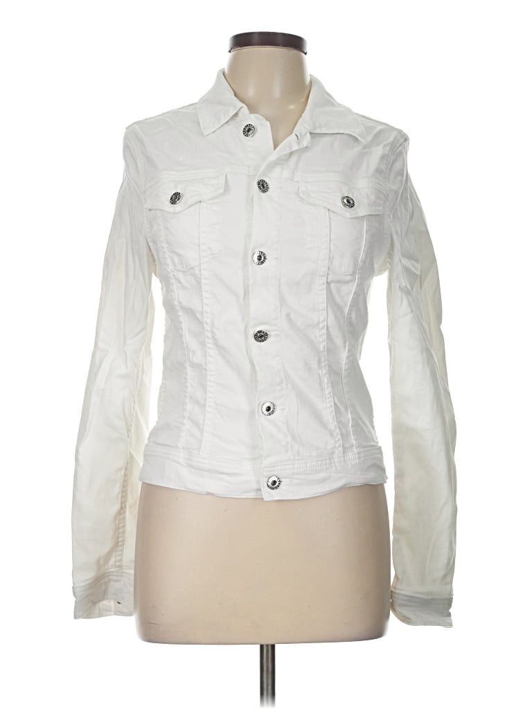 Pre-owned Adriano Goldschmied Jacket In White