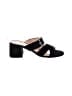 J.Crew 100% Leather Black Sandals Size 9 1/2 - photo 1