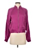 Rag & Bone 100% Silk Purple Track Jacket Size S - photo 1