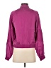 Rag & Bone 100% Silk Purple Track Jacket Size S - photo 2