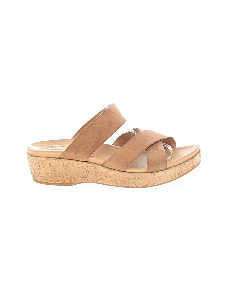 Pre-owned Kork-ease Wedges In Tan