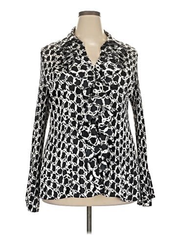 Ashley Stewart Long Sleeve Blouse (view 1)