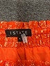 1.State 100% Polyester Paisley Orange Casual Skirt Size L - photo 4