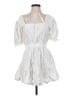 LoveShackFancy 100% Cotton White Cocktail Dress Size XS - photo 1