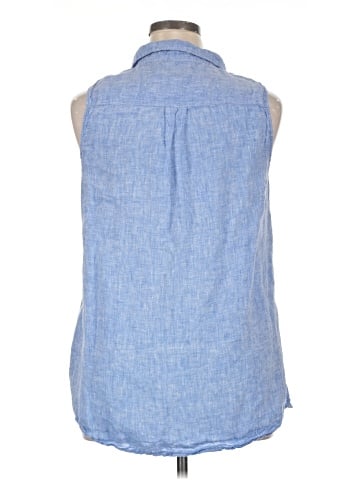Jones & Co Sleeveless Button-Down Shirt (view 2)