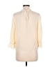 FRAME 100% Silk Ivory 3/4 Sleeve Silk Top Size M - photo 2