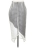 Boulee 100% Polyester Houndstooth Silver Formal Skirt Size 2 - photo 2