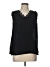 Cato 100% Polyester Black Long Sleeve Blouse Size L - photo 1
