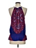 Ella Moss 100% Rayon Blue Sleeveless Blouse Size S - photo 2