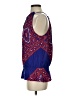 Ella Moss 100% Rayon Blue Sleeveless Blouse Size S - photo 5