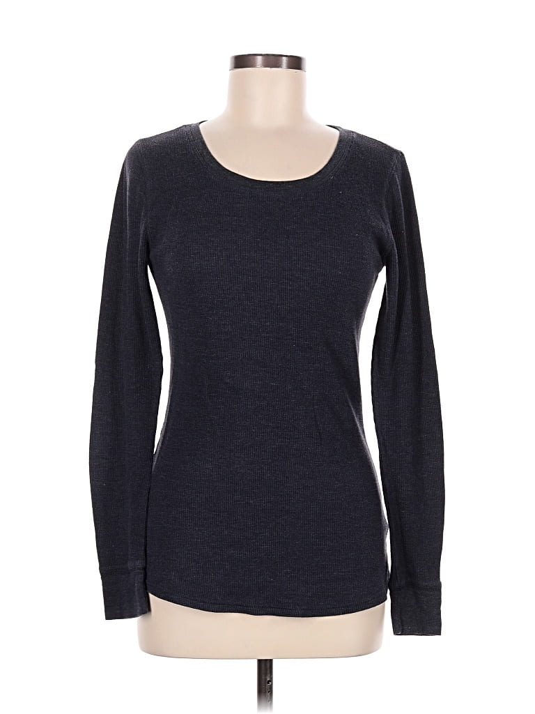 Pre-owned Old Navy Long Sleeve T-shirt In Gray