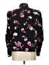 Who What Wear 100% Polyester Floral Black Long Sleeve Blouse Size L - photo 2