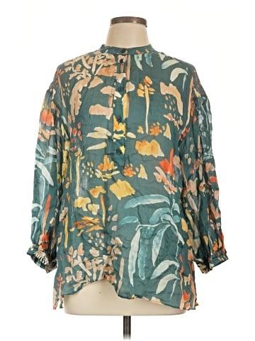 Lafayette 148 New York 3/4 Sleeve Blouse (view 1)
