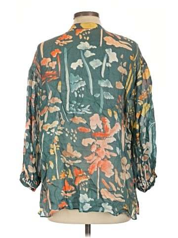 Lafayette 148 New York 3/4 Sleeve Blouse (view 2)
