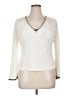 Willi Smith 100% Polyester Ivory 3/4 Sleeve Top Size XL - photo 1