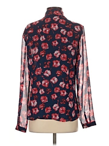 Karl Lagerfeld Paris Long Sleeve Blouse (view 2)