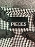 Pieces 100% Polyester Houndstooth Gray Long Sleeve Blouse Size XL - photo 7