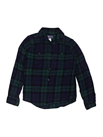 The Children's Place Long Sleeve Button-Down Shirt (view 1)