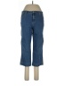 Charter Club Chevron-herringbone Blue Jeans Size 12 - photo 1