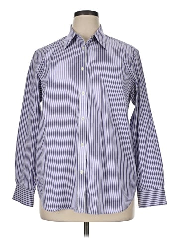 Lauren by Ralph Lauren Long Sleeve Button-Down Shirt (view 1)