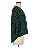 Veronica M. 100% Polyester Green 3/4 Sleeve Blouse Size M - photo 4