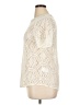 Banana Republic 100% Polyester Ivory Short Sleeve Turtleneck Size XL - photo 5