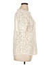 Banana Republic 100% Polyester Ivory Short Sleeve Turtleneck Size XL - photo 4