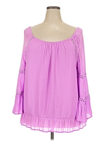 INC International Concepts 3/4 Sleeve Blouse (view 1)
