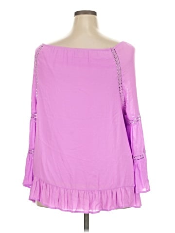 INC International Concepts 3/4 Sleeve Blouse (view 2)