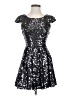 Arden B. Stars Silver Cocktail Dress Size XS - photo 1