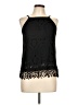 Xhilaration 100% Polyester Black Sleeveless Blouse Size L - photo 1