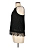 Xhilaration 100% Polyester Black Sleeveless Blouse Size L - photo 5
