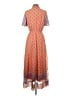 Gretchen Scott Designs 100% Polyester Paisley Orange Casual Dress Size XS - photo 2