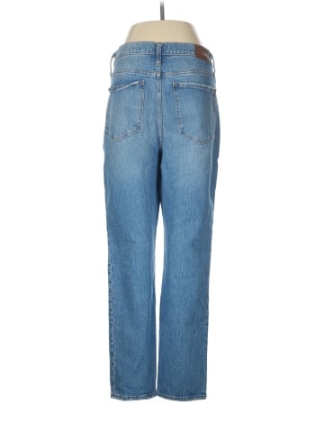 Madewell Tall Classic Straight Jeans in Nearwood Wash (view 2)