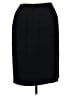 Le Suit 100% Polyester Solid Black Formal Skirt Size 16 - photo 1