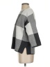 Max Studio Checkered-gingham Color Block Gray Pullover Sweater Size S - photo 5