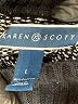 Karen Scott Houndstooth Gray Turtleneck Sweater Size L - photo 7