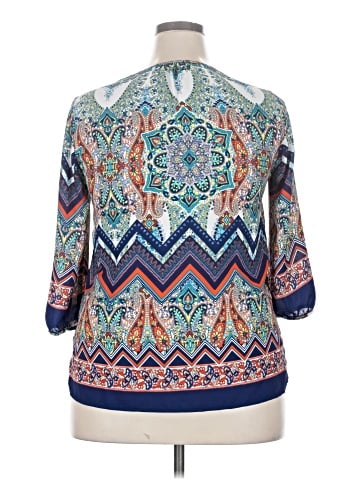 Renee C. 3/4 Sleeve Blouse (view 2)