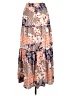 Unbranded 100% Polyester Paisley Orange Casual Skirt Size L - photo 2
