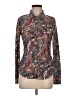 BCBGMAXAZRIA Paisley Brown Long Sleeve Blouse Size M (petite) - photo 1