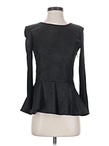 Red Saks Fifth Avenue Long Sleeve Top (view 1)