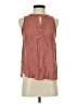 E&M Collection Brown Sleeveless Blouse Size S - photo 1