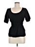 Hobbs London Black Short Sleeve Top Size 6 - photo 1
