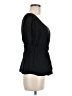 Hobbs London Black Short Sleeve Top Size 6 - photo 4