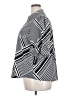 Karl Lagerfeld Paris 100% Polyester Chevron-herringbone Silver 3/4 Sleeve Blouse Size 2X - photo 5