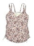 Lands' End Paisley Ivory Swimsuit Top Size 14 - photo 1