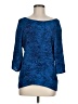 Just Female 100% Viscose Blue 3/4 Sleeve Top Size M (estimated) - photo 1