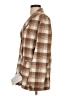 Ottod'Ame 100% Polyester Plaid Brown Blazer Size 2 - photo 5