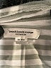 BeachLunchLounge Stripes Silver Long Sleeve Button-Down Shirt Size XS - photo 7