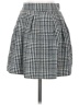 Candie's Plaid Gray Casual Skirt Size 3 - photo 1